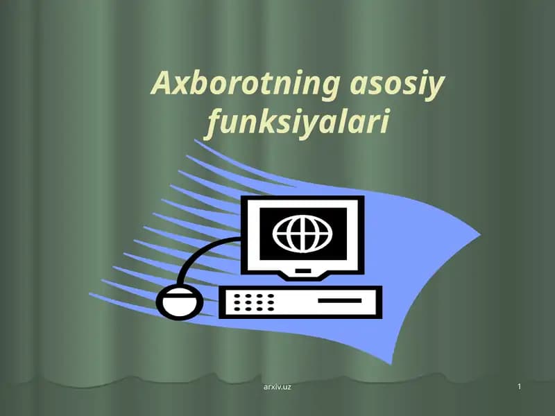 Axborotningasosiyfunksiyalari