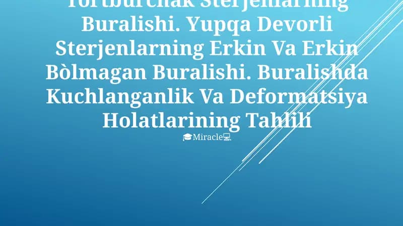 Buralish Deformatsiyasi