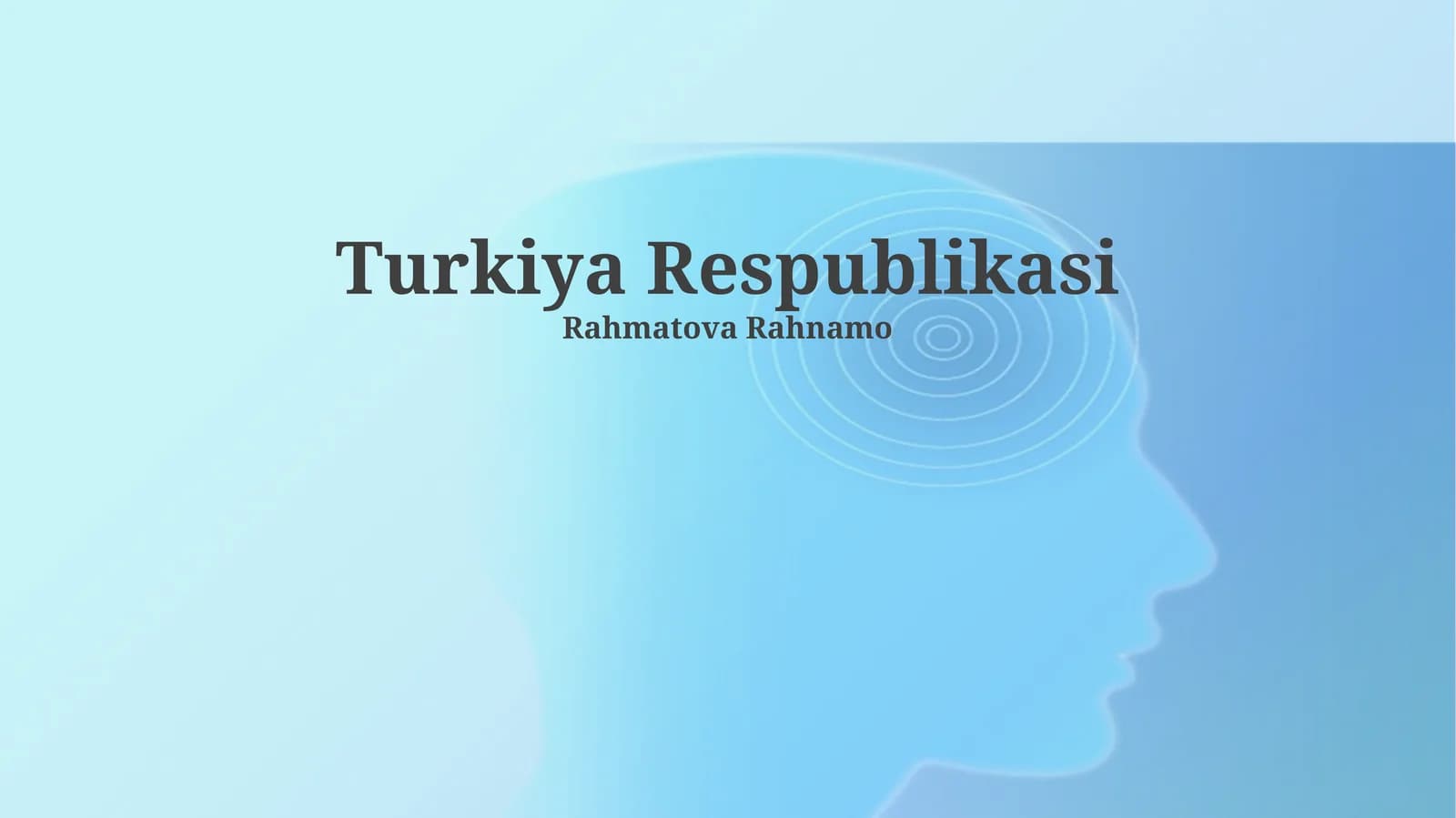 Turkiya Respublikasi