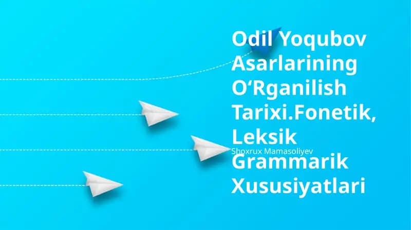 Odil Yoqubov Asarlarining O‘Rganilish Tarixi