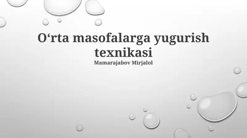 Yugurish Texnikasi