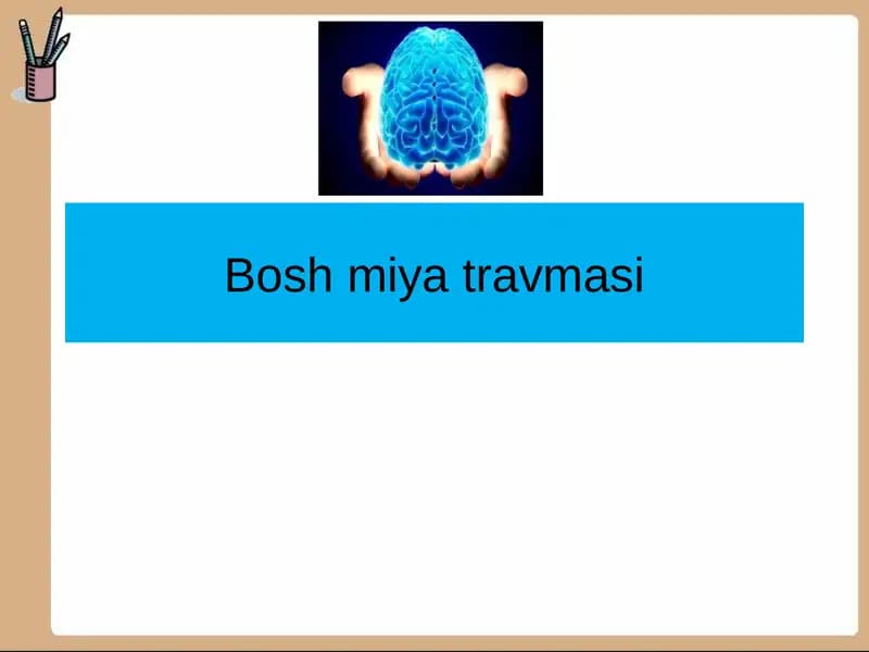 Bosh miyatravmasi