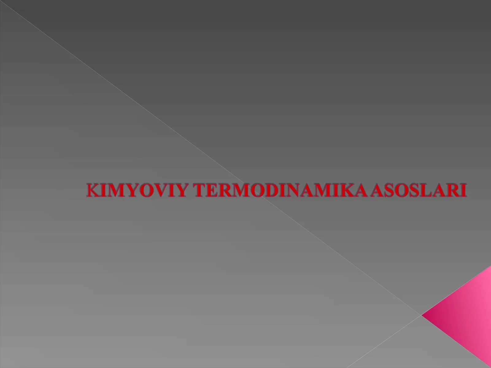 Termodinamika qonunlari