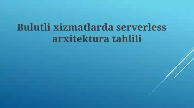 Serverless arxitektura