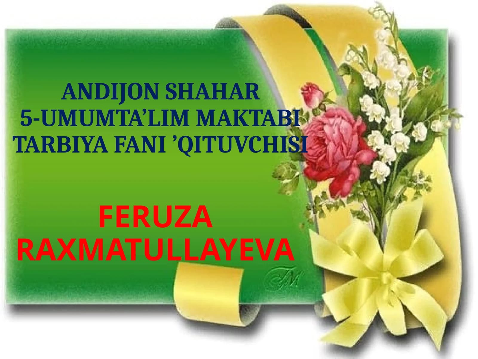 DO’STLIK VA MEHR-OQIBAT