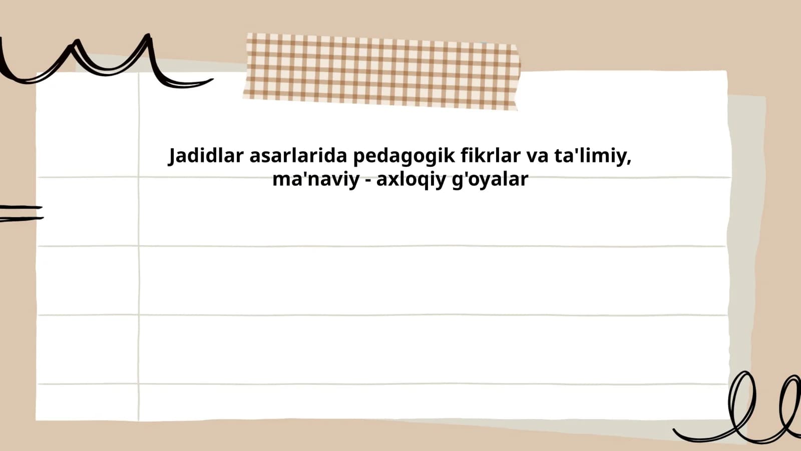 Jadidlarning ta'limiy qarashlari