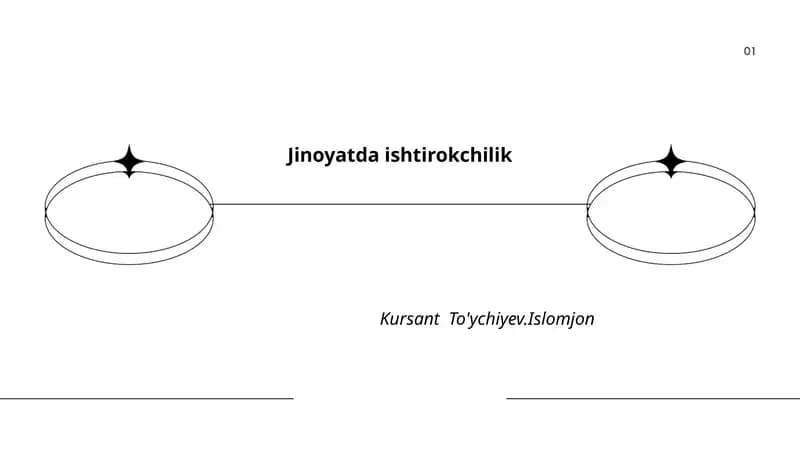 Jinoyatda ishtirokchilik tushunchasi va mohiyati