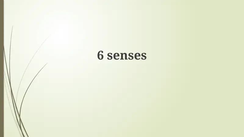 Beyond the Traditional Five: Unveiling Our Sensory World