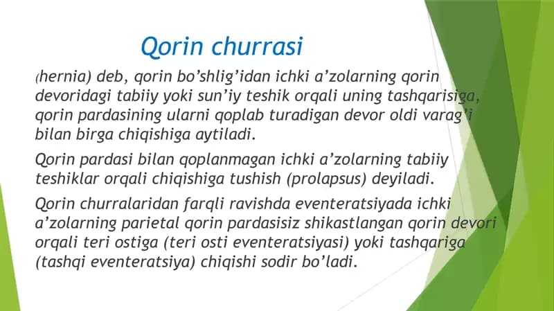 ichki churralar