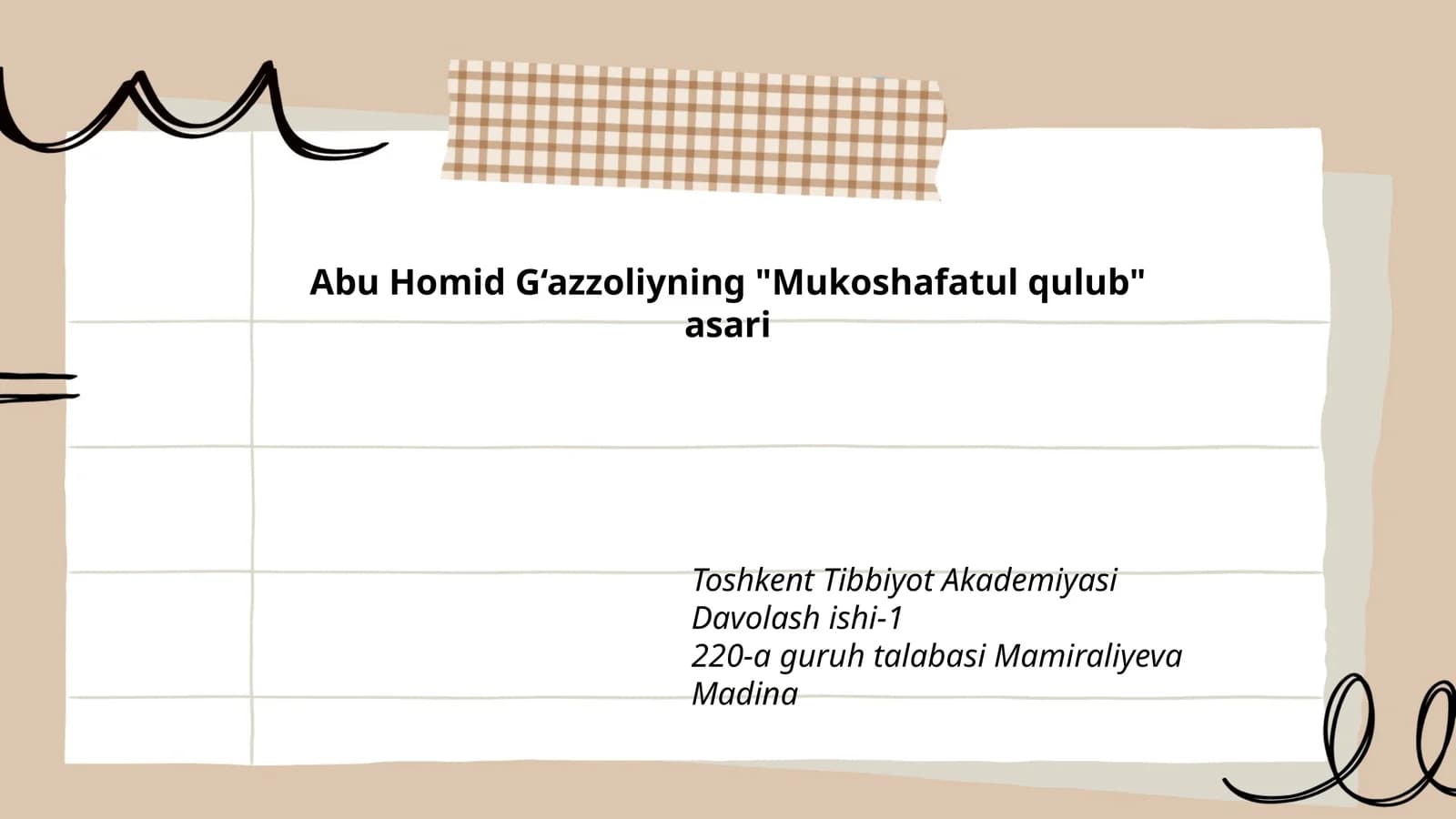 Mukoshafatul qulub