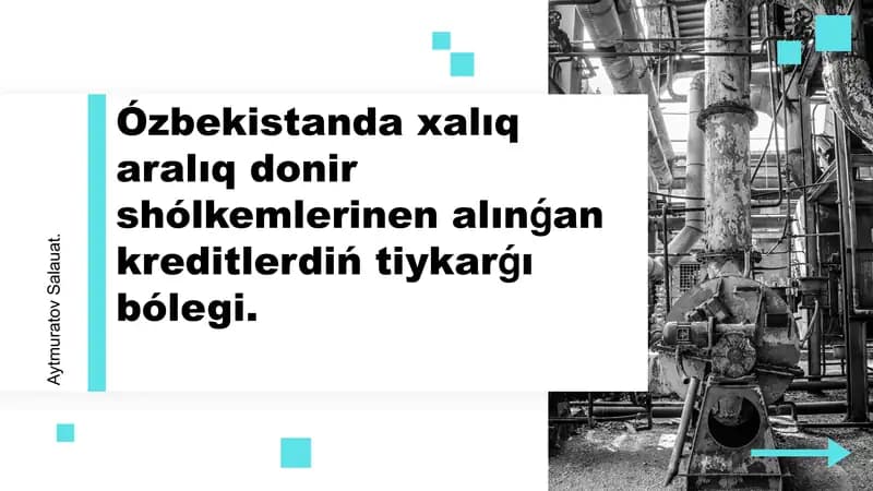Xalqaro kreditlar va donor shólkemler