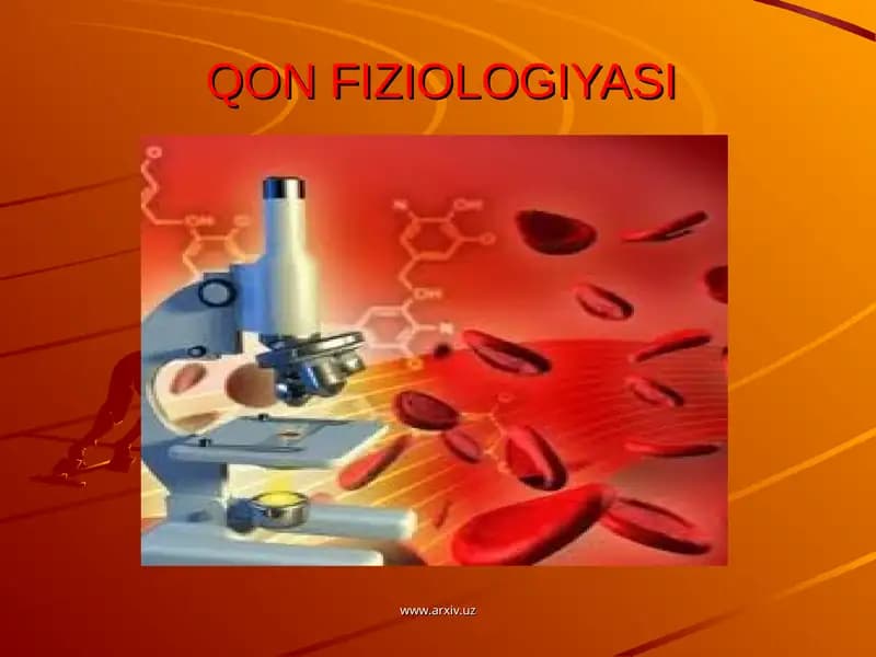 QON FIZIOLOGIYASI
