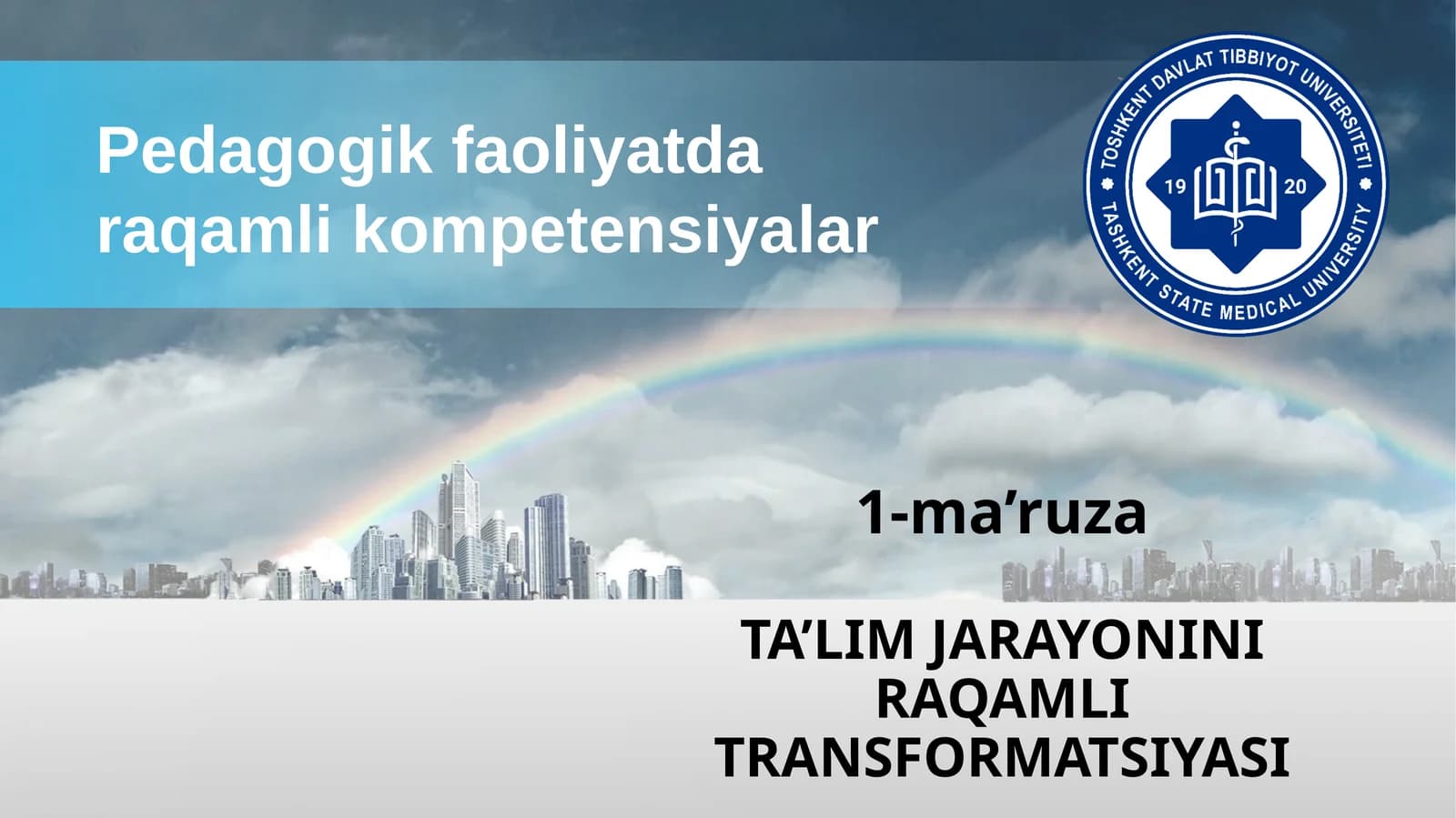 TA’LIM JARAYONINI RAQAMLI TRANSFORMATSIYASI