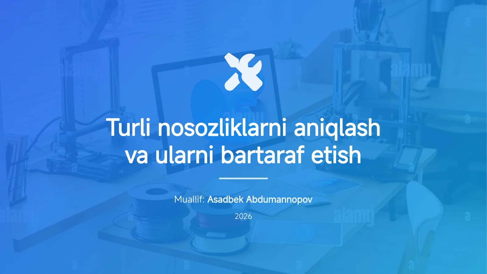 Turli nosozliklarni aniqlash va ularni bartaraf etish