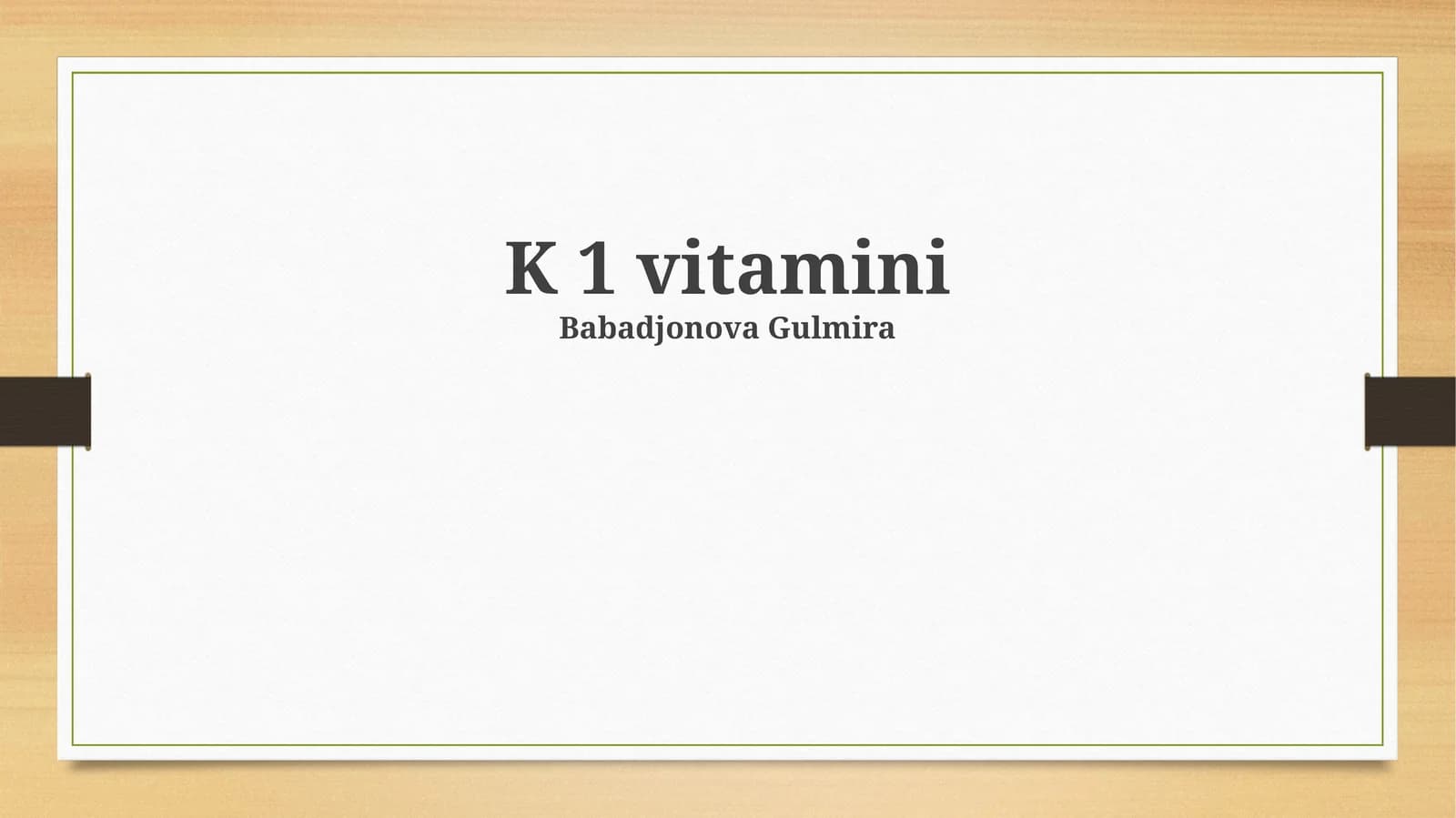 Vitamin K1: Umumiy tavsif va kimyoviy xususiyatlar