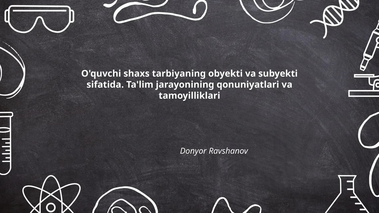Ta'lim jarayonining mazmuni va mohiyati