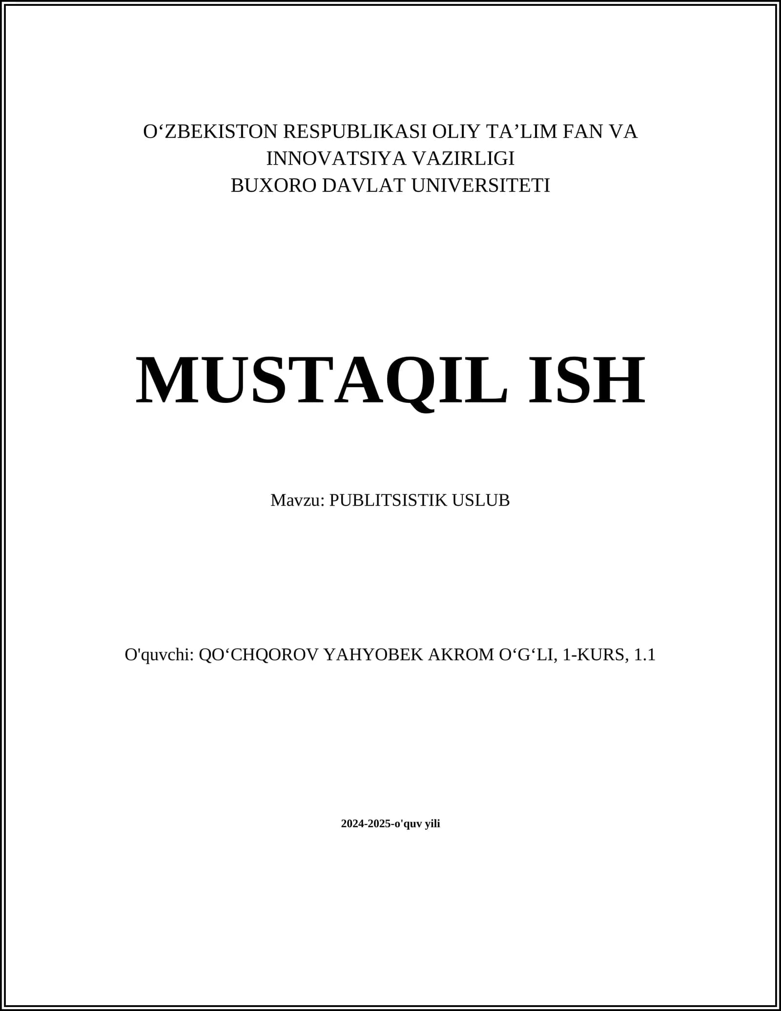 Matbuot bayonotlari