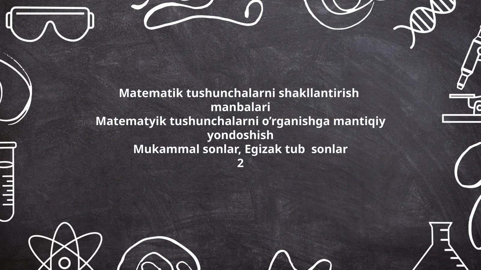 Matematik tushunchalarni shakllantirish tamoyillari