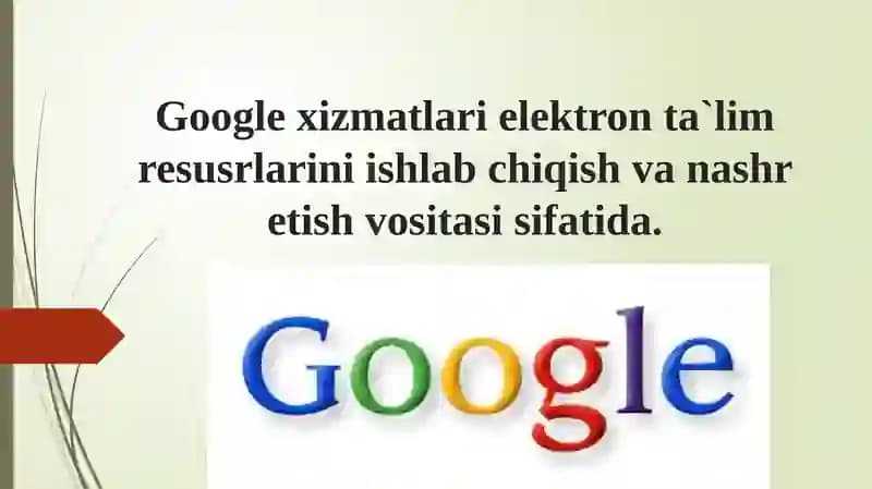 Google xizmatlari