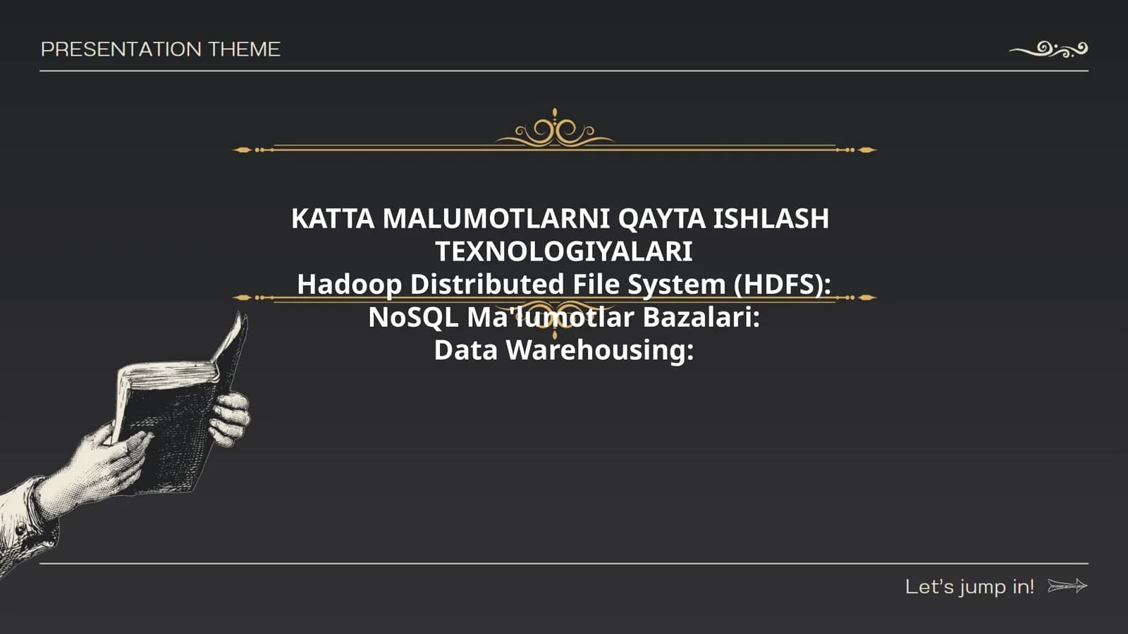 KATTA MALUMOTLARNI QAYTA ISHLASH TEXNOLOGIYALARI