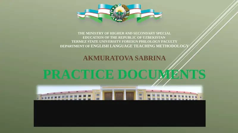 Practice Documents