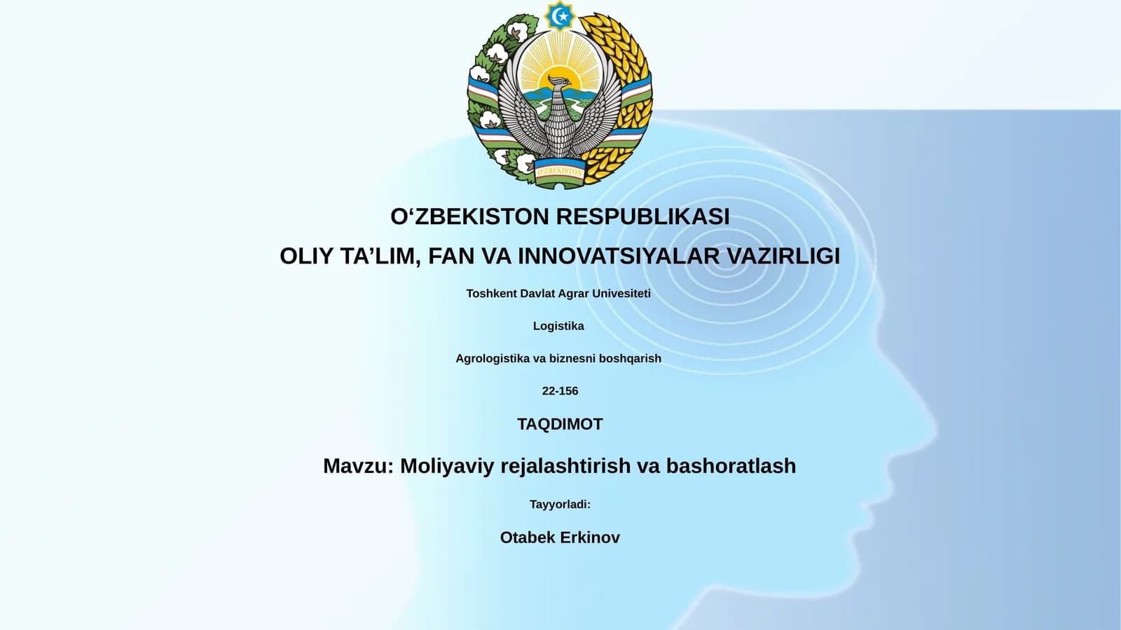 Moliyaviy rejalashtirish va bashoratlash