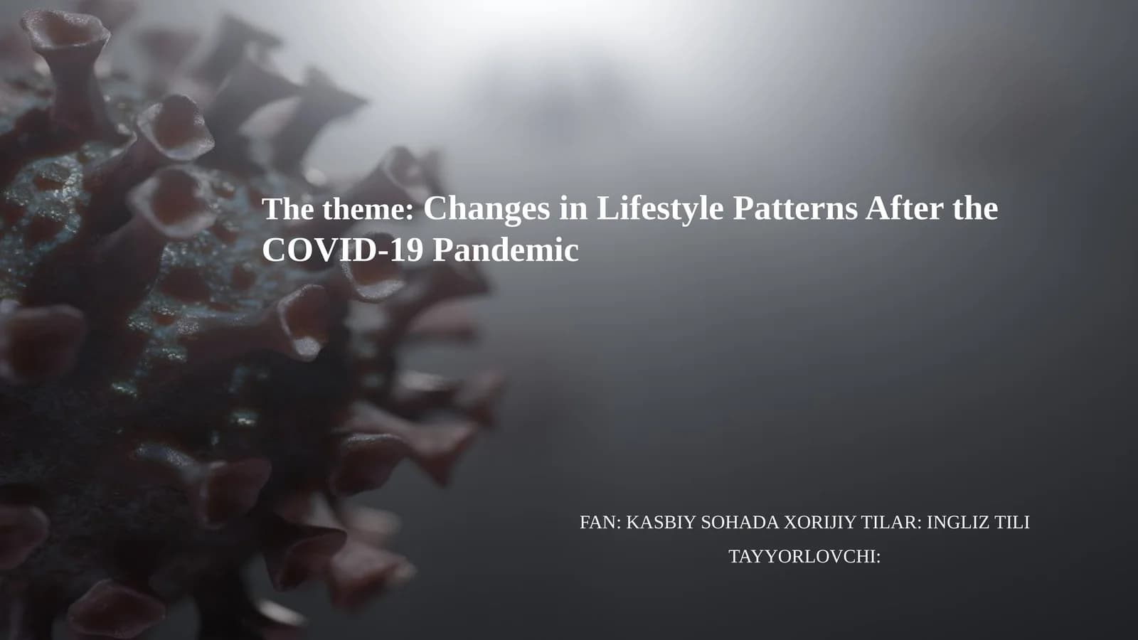 Changes in Lifestyle Patterns After the COVID-19 Pandemic