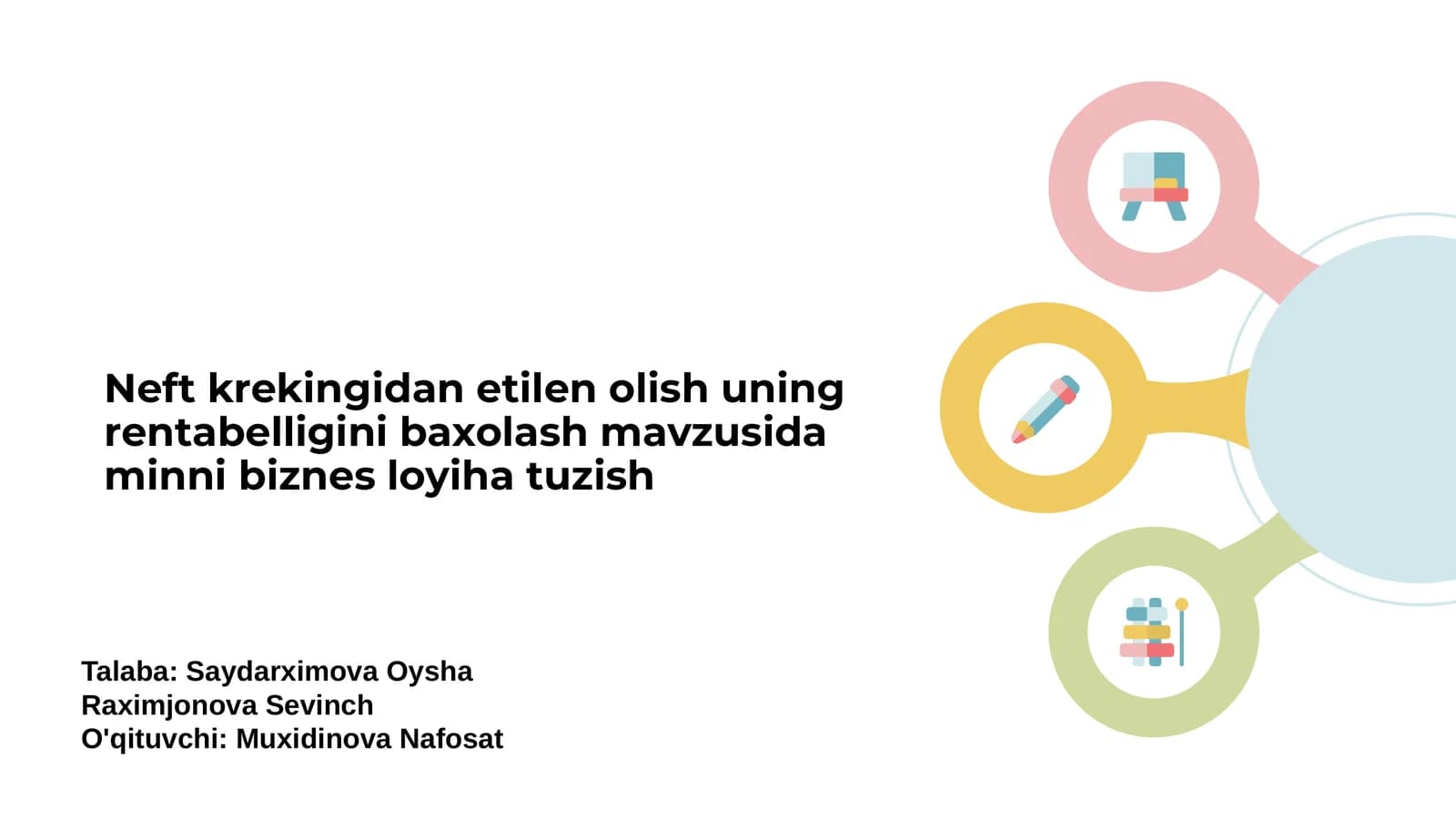 Neft krekingi va etilen ishlab chiqarish asoslari