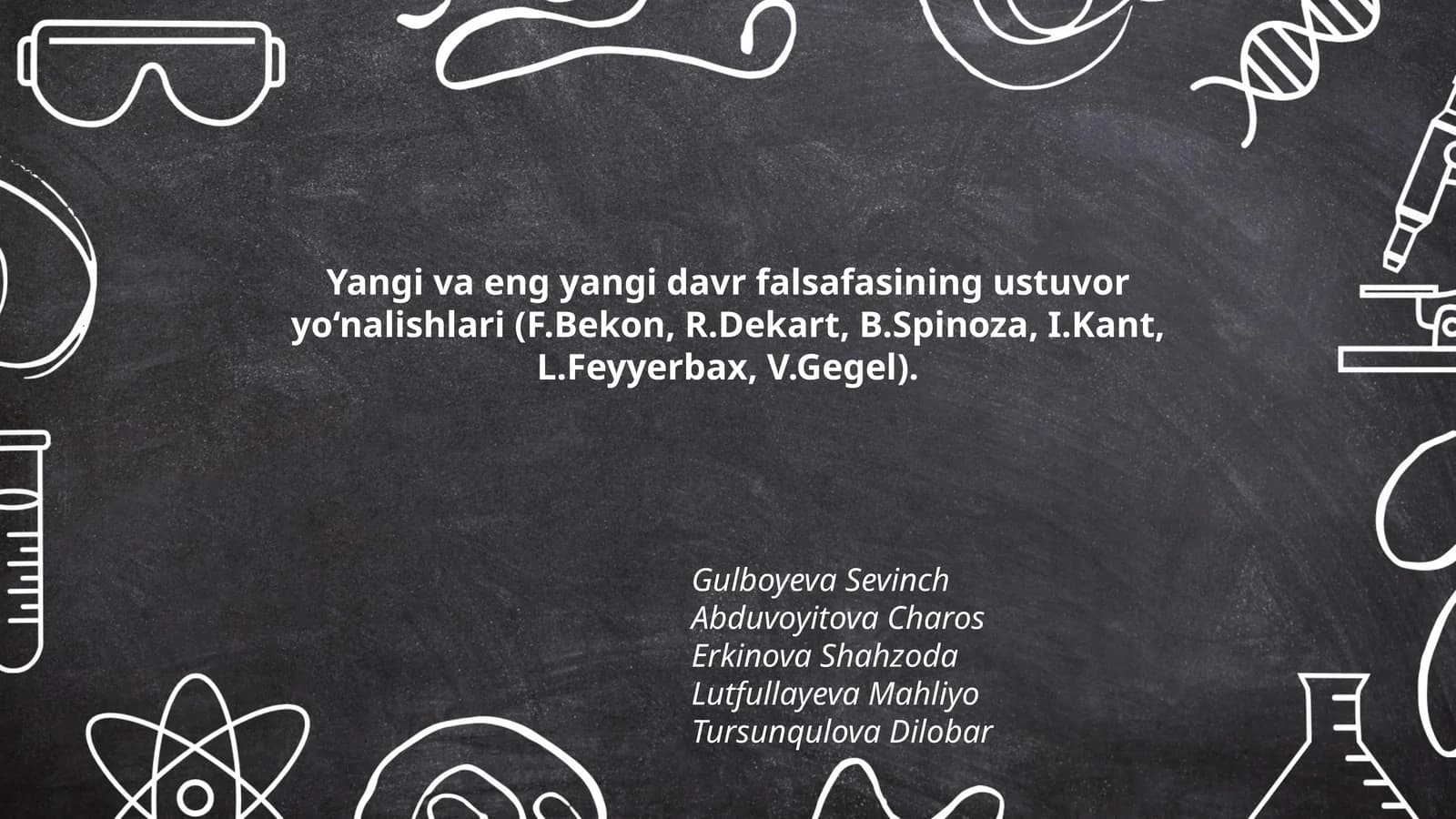 Yangi va eng yangi davr falsafasining ustuvor yo‘nalishlari