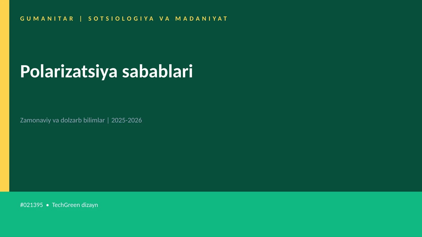 Polarizatsiya sabablari