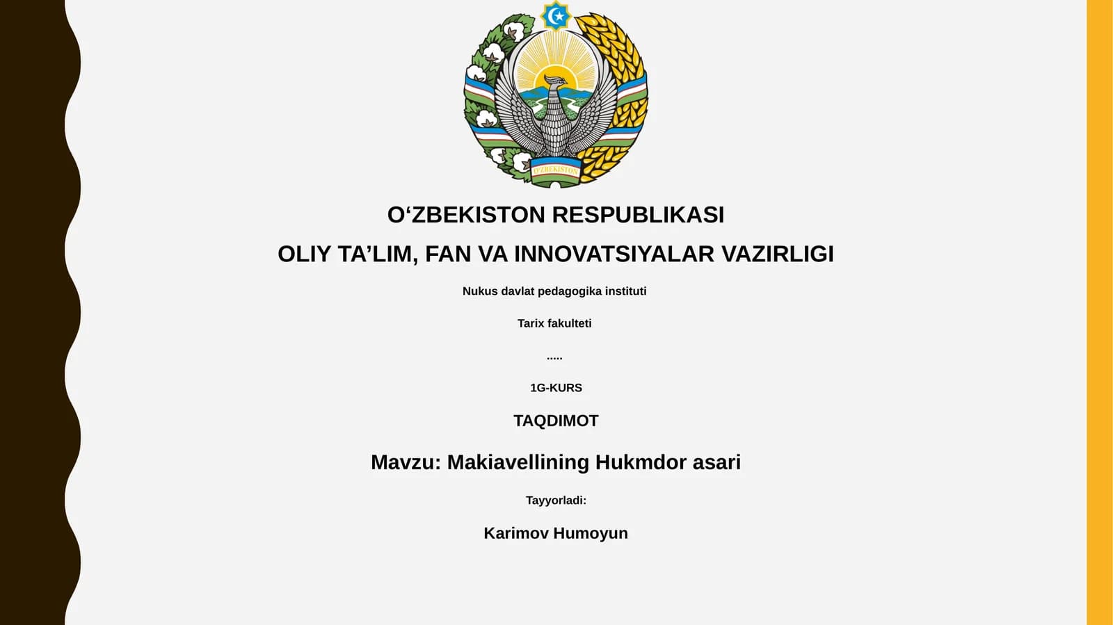 Makiavellining Hukmdor asari