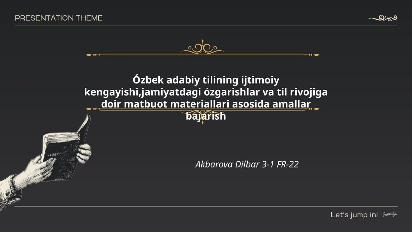 Adabiy til tushunchasi va ta'rifi