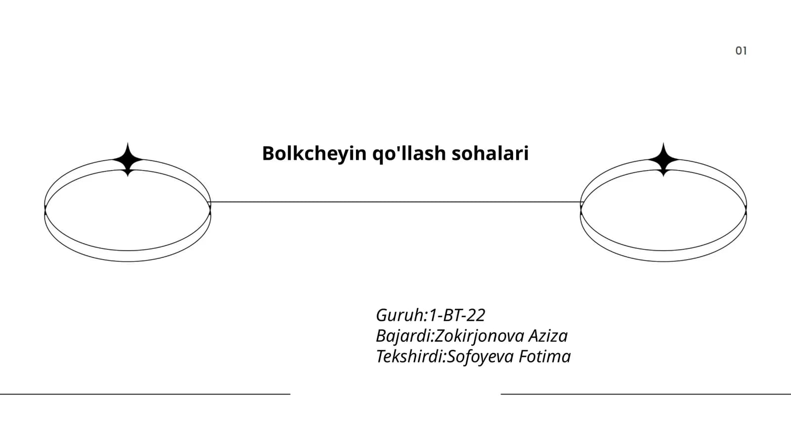 Moliyaviy xizmatlarda blokcheynni qo'llash
