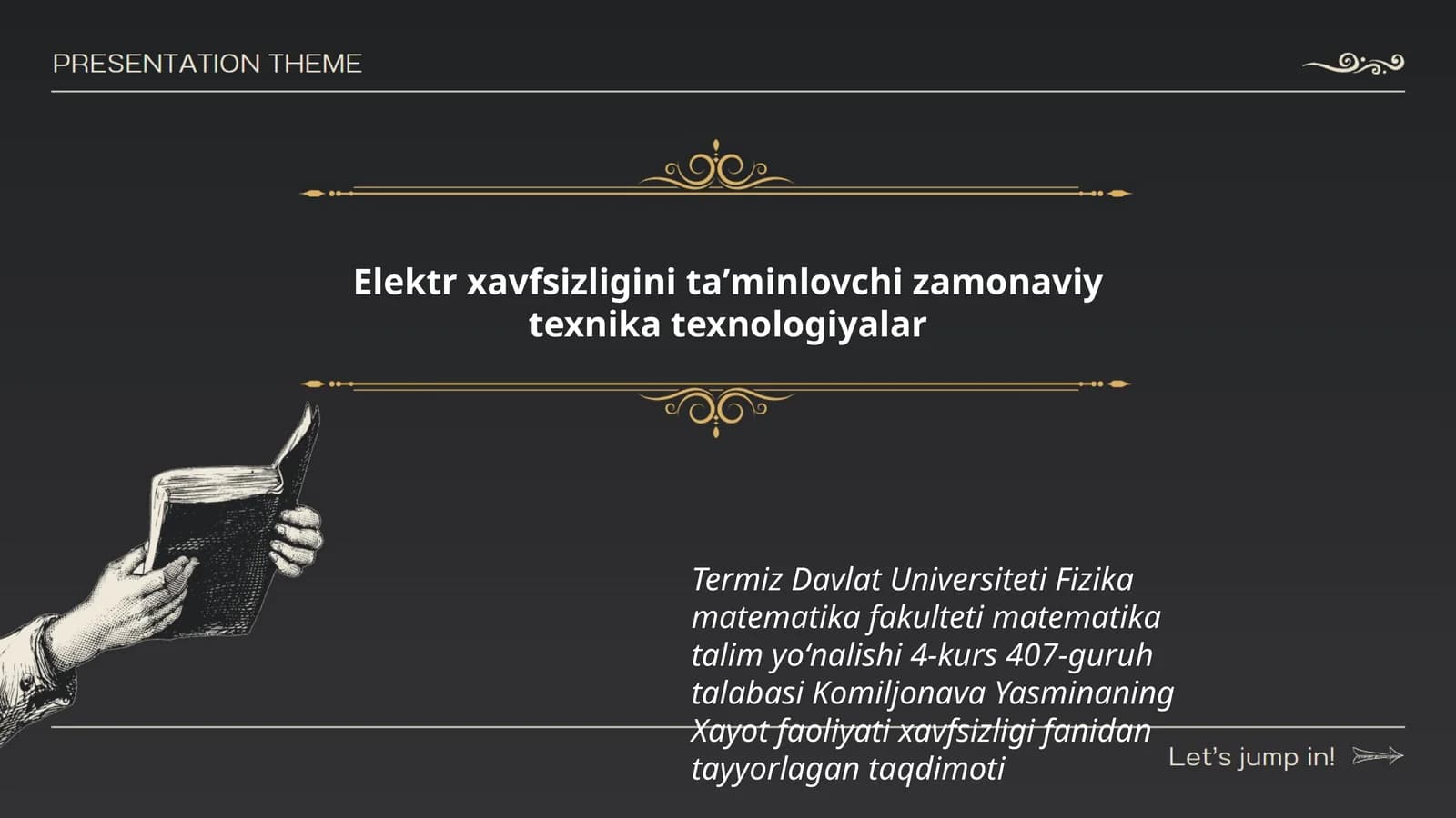 Elektr xavfsizligini taʼminlovchi zamonaviy texnika texnologiyalar