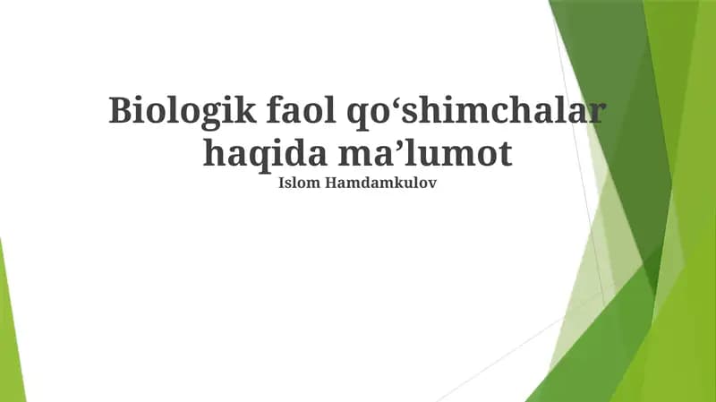 Qo'shimchalar haqida maʼlumot