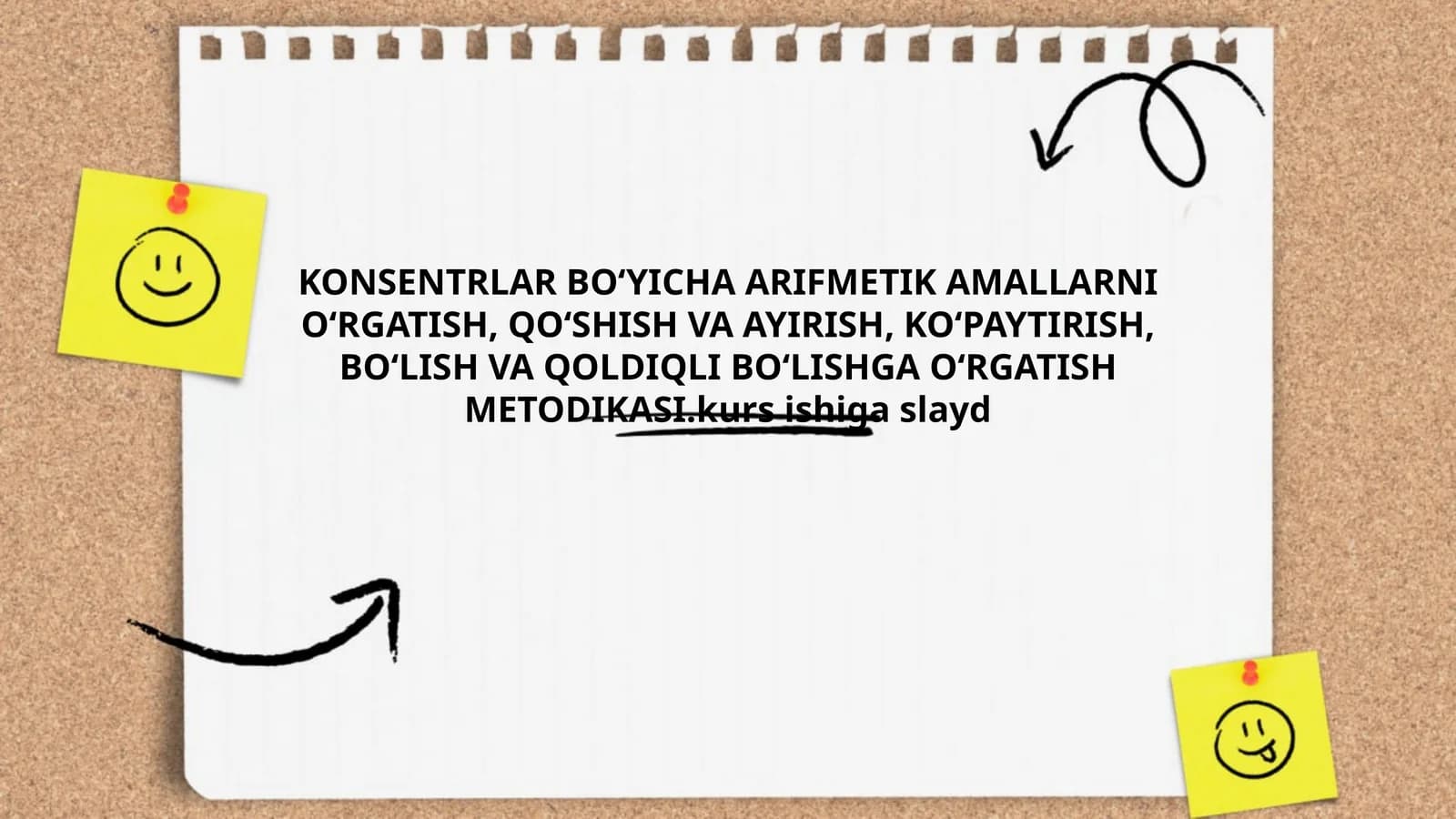 KONSENTRLAR BO‘YICHA ARIFMETIK AMALLARNI O‘RGATISH, QO‘SHISH VA AYIRISH, KO‘PAYTIRISH, BO‘LISH VA QOLDIQLI BO‘LISHGA O‘RGATISH METODIKASI