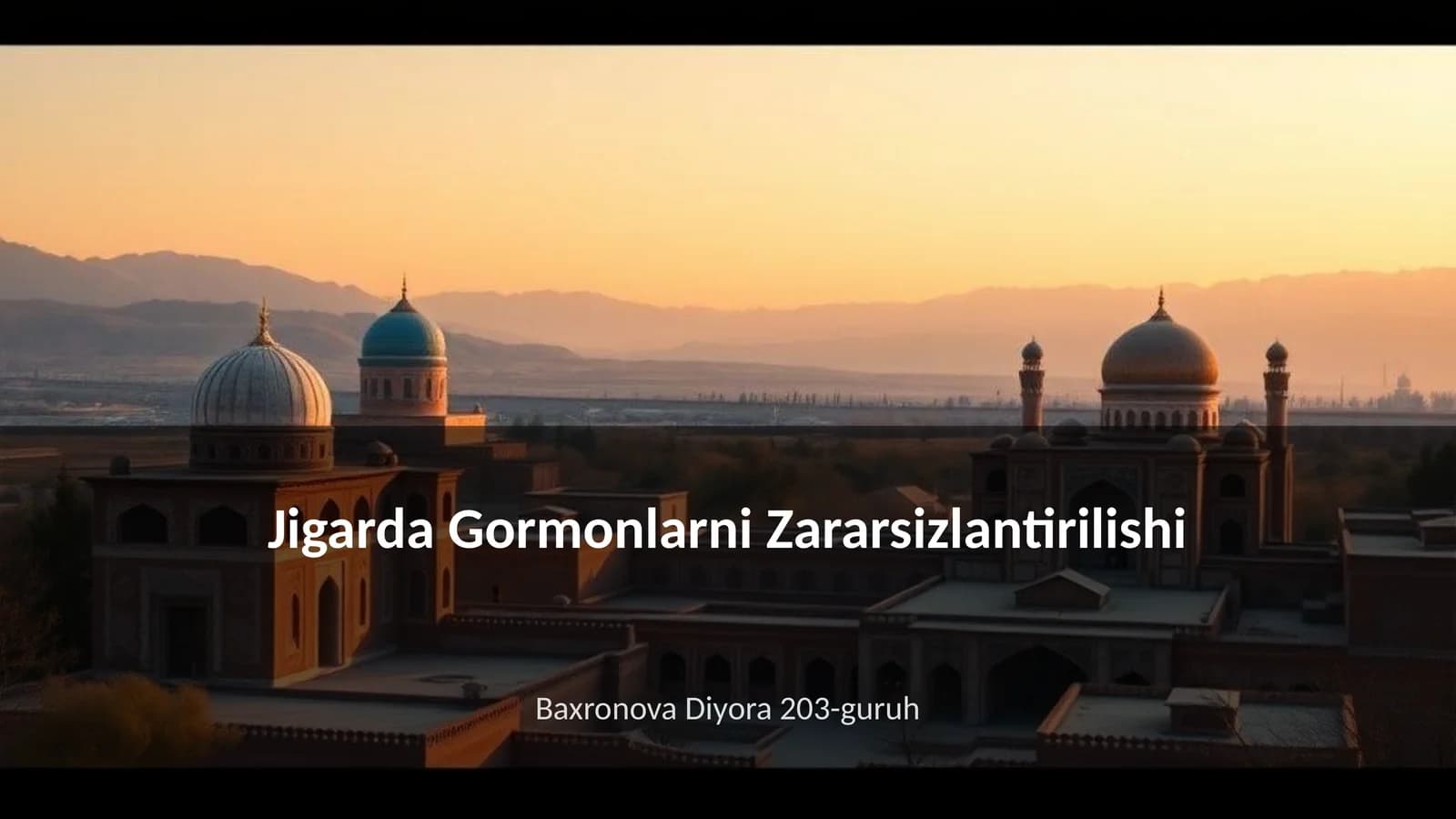 Jigarda Gormonlarni Zararsizlantirilishi