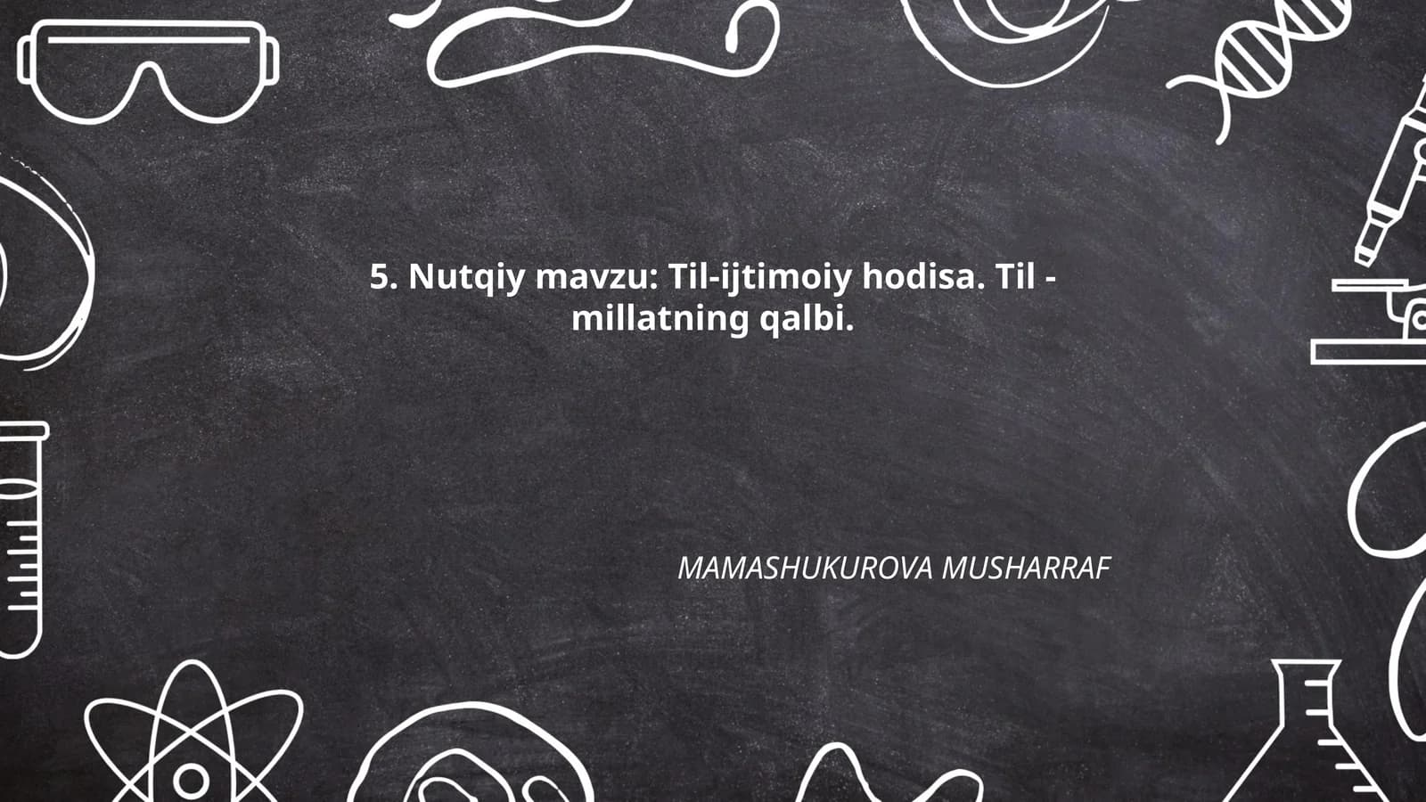 Tilning ijtimoiy vazifasi