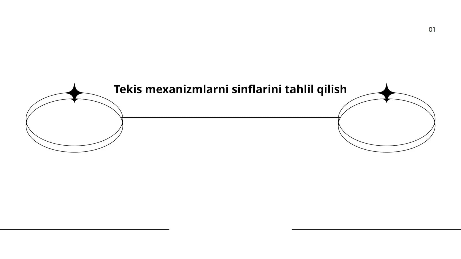 Tekis mexanizmlarni sinflarini tahlil qilish