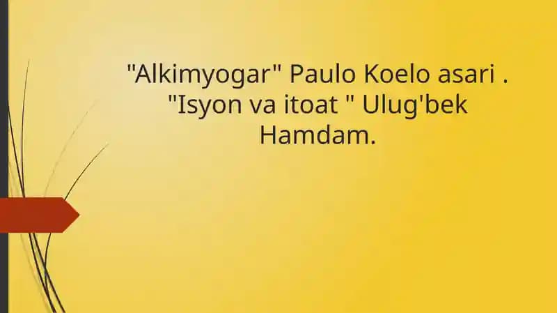 "Isyon va itoat"