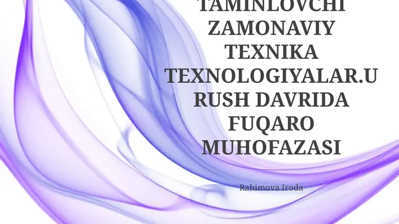 Elektr Xavfsizligini Ta'minlashning Zamonaviy Usullari va Texnologiyalari