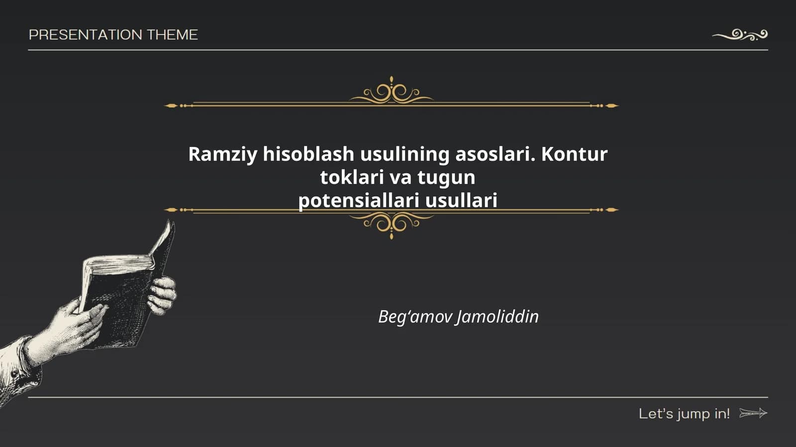 Ramziy hisoblash usulining asoslari
