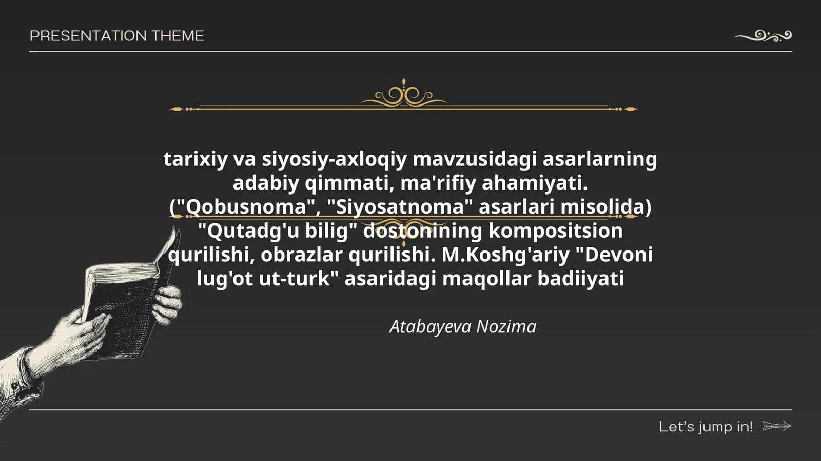 Tarixiy va siyosiy-axloqiy mavzusidagi asarlarning adabiy qimmati, ma'rifiy ahamiyati
