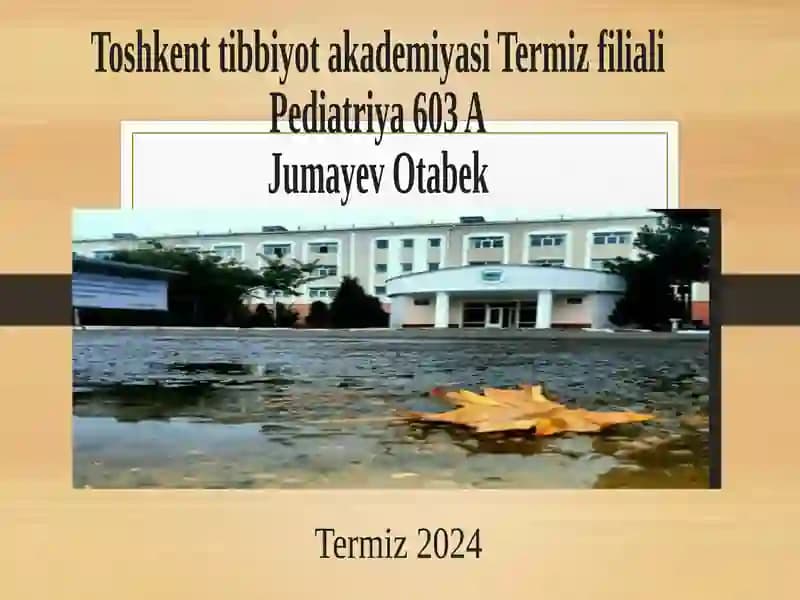 Zamonaviy o'q-dorilarning halokatli ta'sirining xususiyatlari