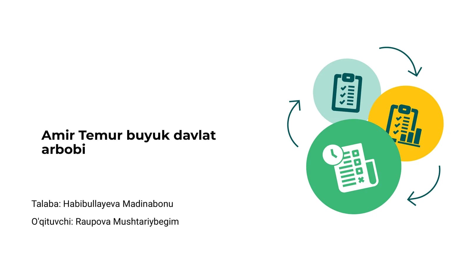 Amir Temur buyuk davlat arbobi