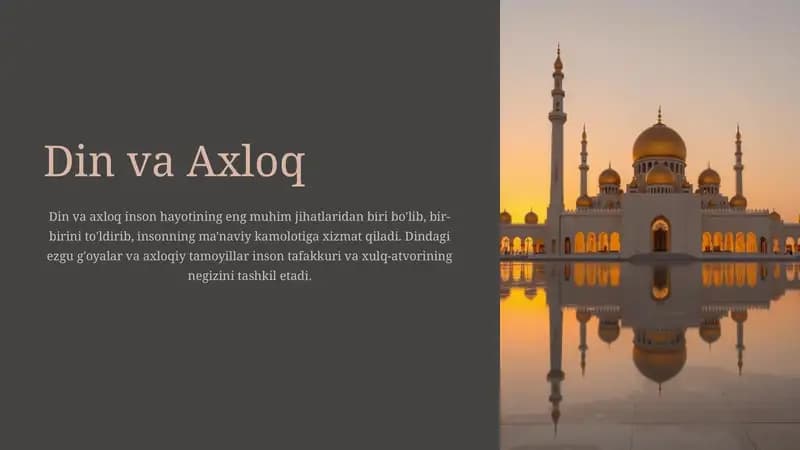 Din va axloq