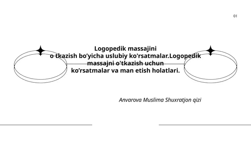 Logopedik Massaj