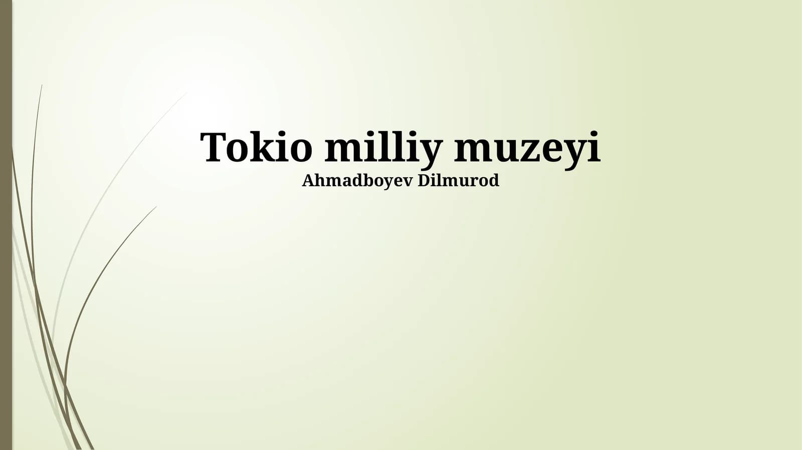 Tokio milliy muzeyi