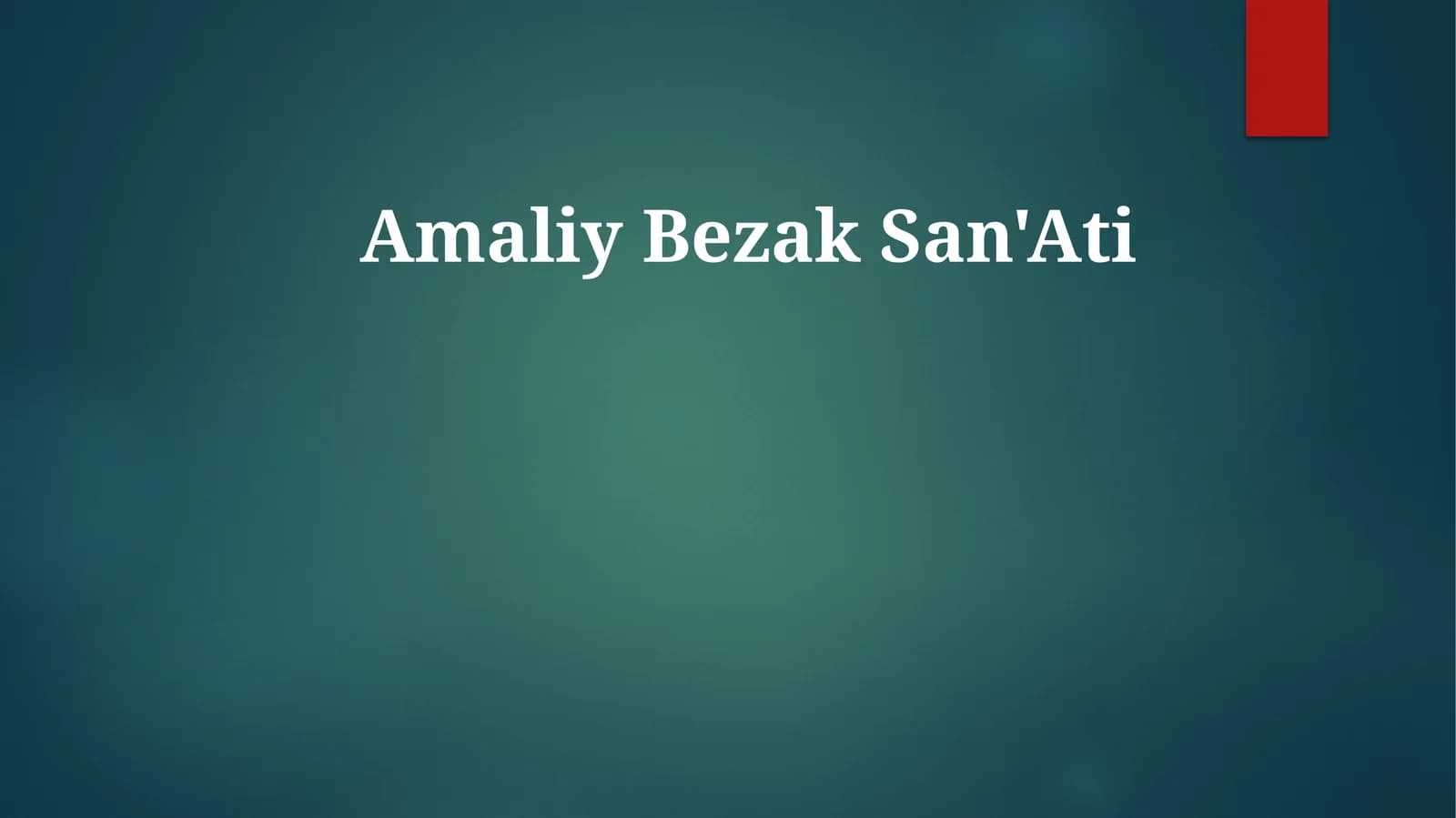 Amaliy BezakSan'Ati