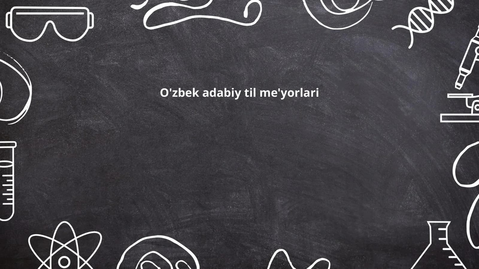 O'zbek adabiy til me'yorlari